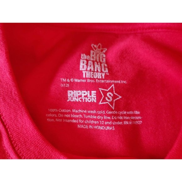 THE BIG BANG THEORY SHEL-BOT RIPPLE JUNCTION OFFICIALLY LICENSED TSHIRT NWOT - Picture 8 of 10